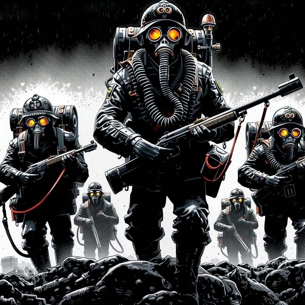 Wartime Orcs and Goblins in Rotoscoped Animation