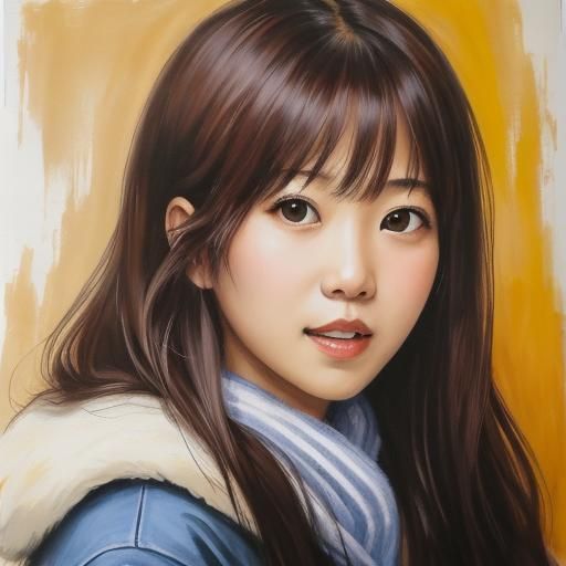 Eye-Catching Portrait in Trending Digital Style