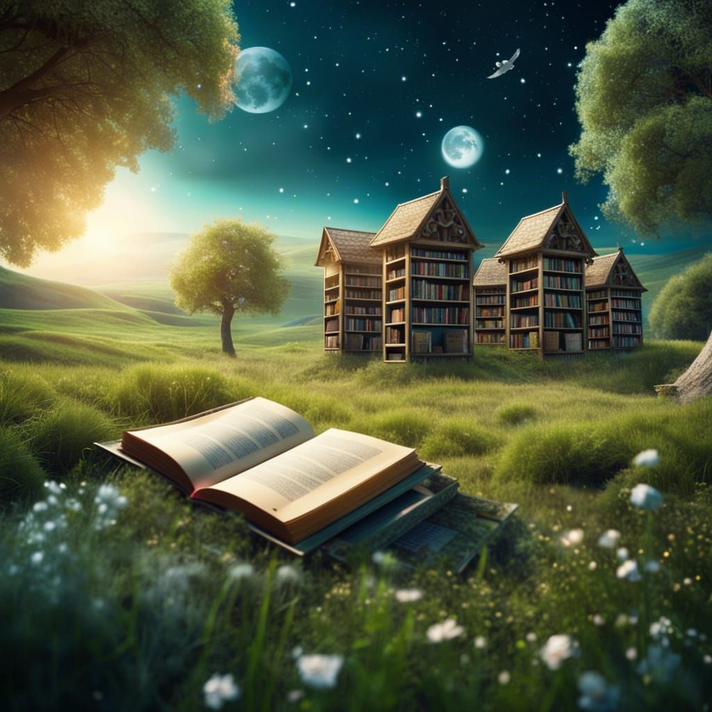 Outdoor Library on SETI Alpha 4