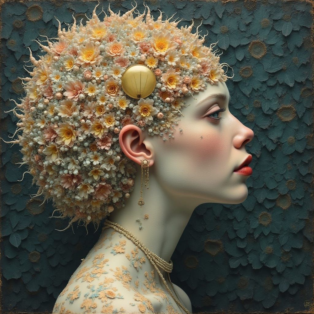 Surrealist Biomorphic Art Fusion