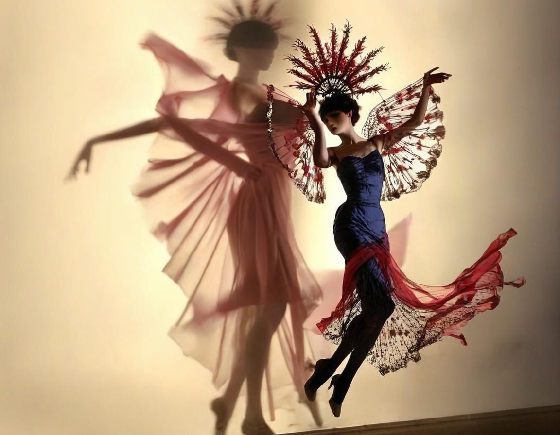 Surreal Face with Obscured Eyes: A Portrait of Lost Hope