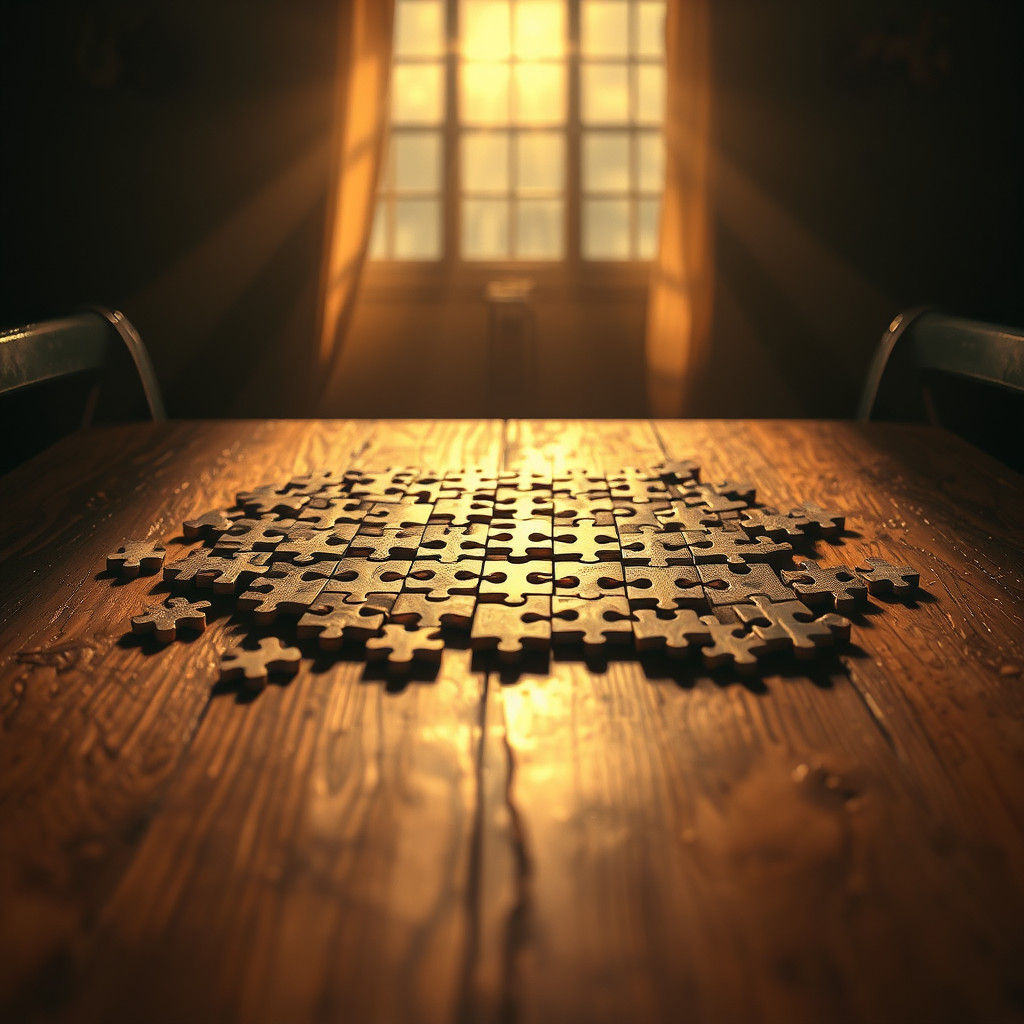 Lone Jigsaw Puzzle Awaits Final Piece