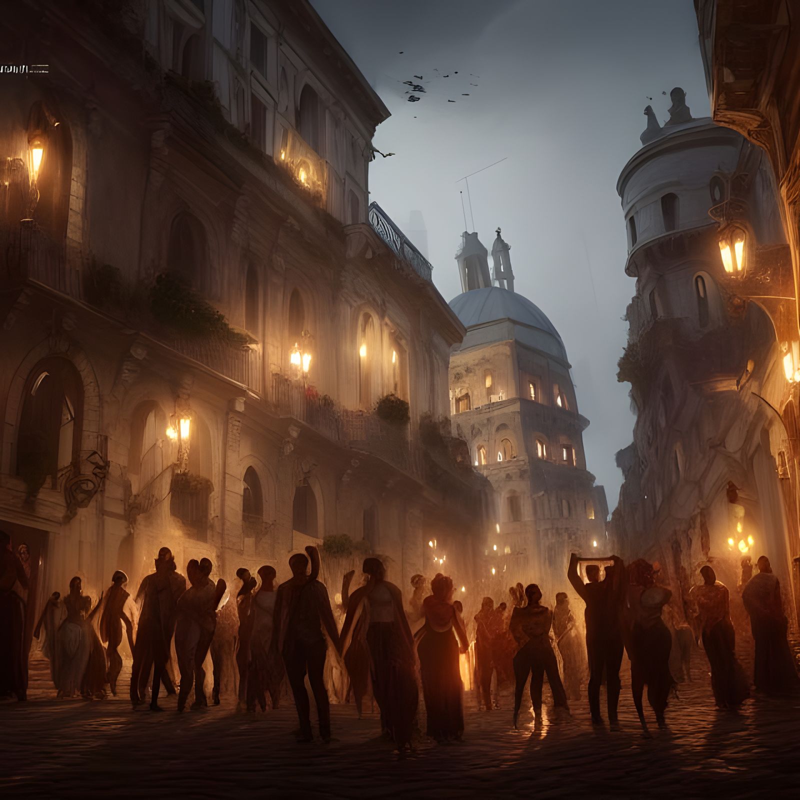 Detailed Italian Masquerade in 8k Resolution