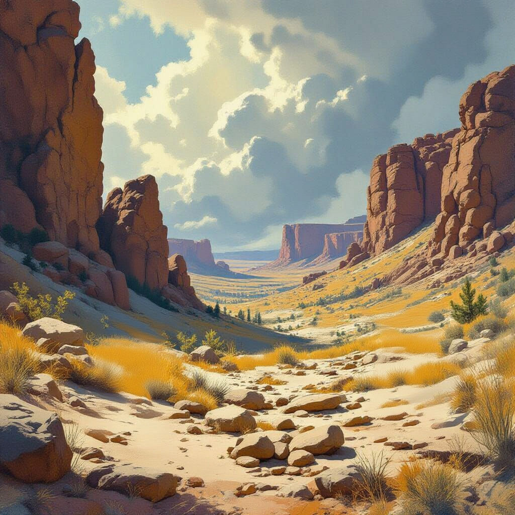 Stone Age Scene: A Glimpse into Prehistoric Life