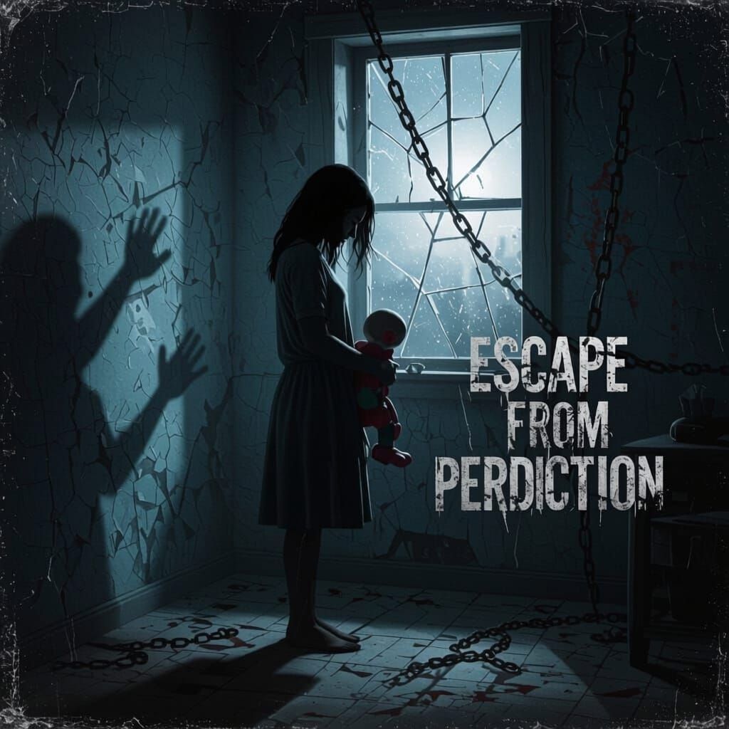 Emotional Rock Album Cover: Woman in Dim Room