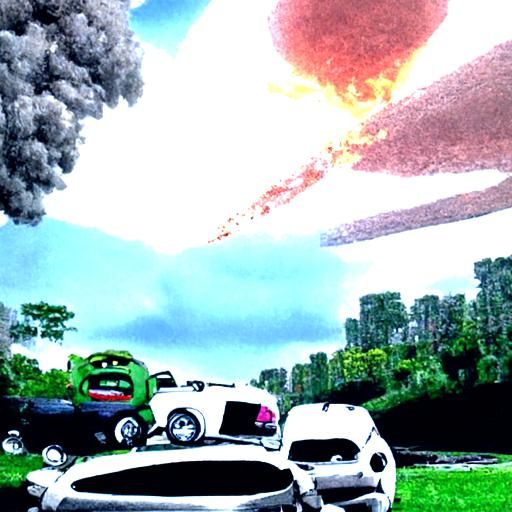 Apocalyptic Car Crash: End of the World