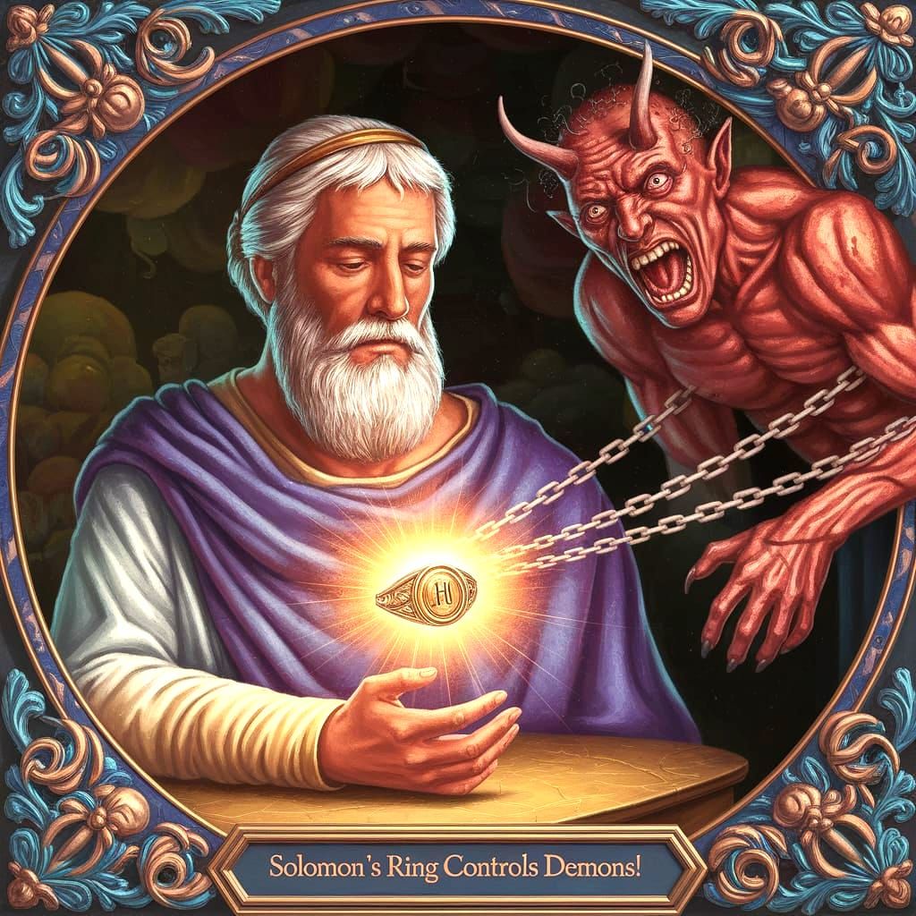 King Solomon's Holy Ring Conquers a Screaming Demon in a Det...