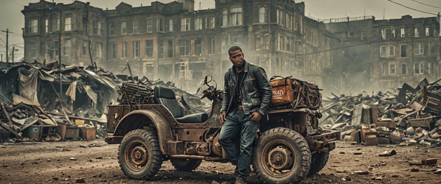 Intricate Portrait of a Moody Bad Boy