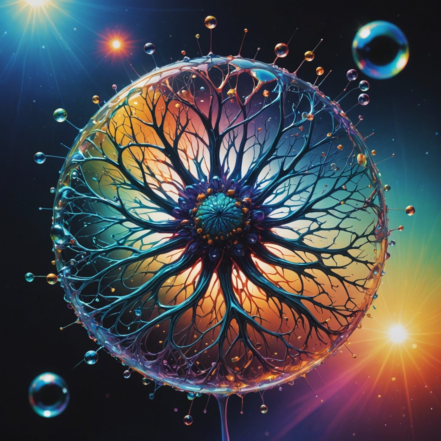 Iridescent Brainwaves: An Alzheimer's Dreamscape