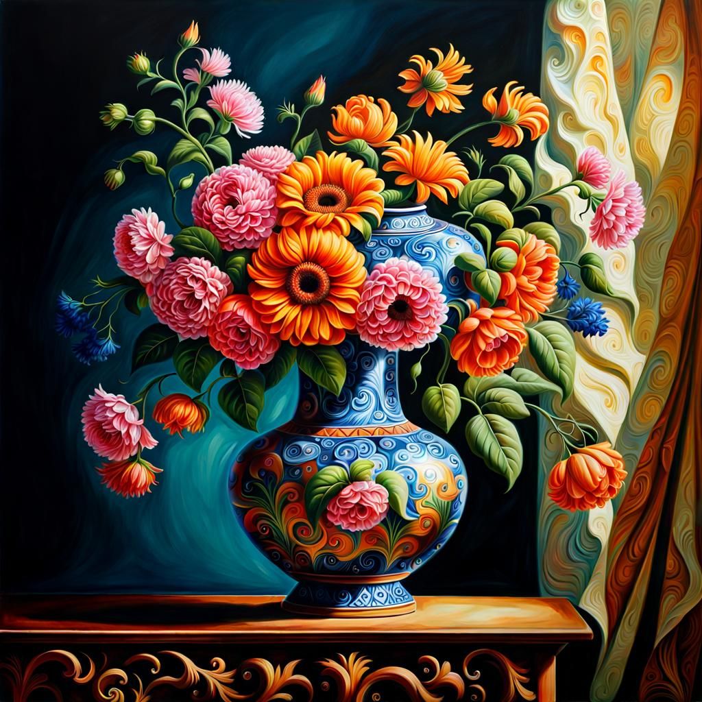 Flower Vase Still Life
