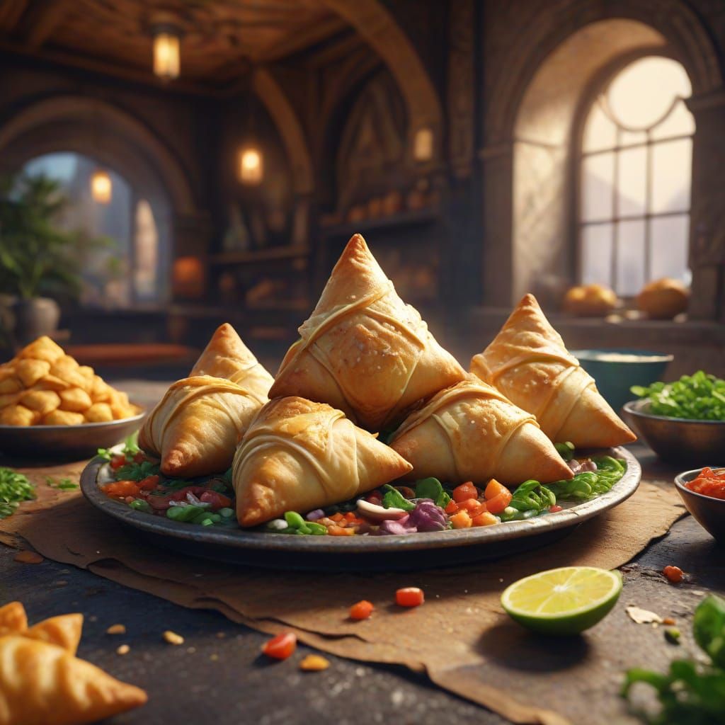 World Samosa Day: Fantasy Concept Art