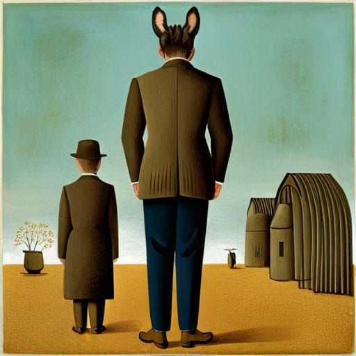 Surreal Donkey Feast Inspired by Art Masters