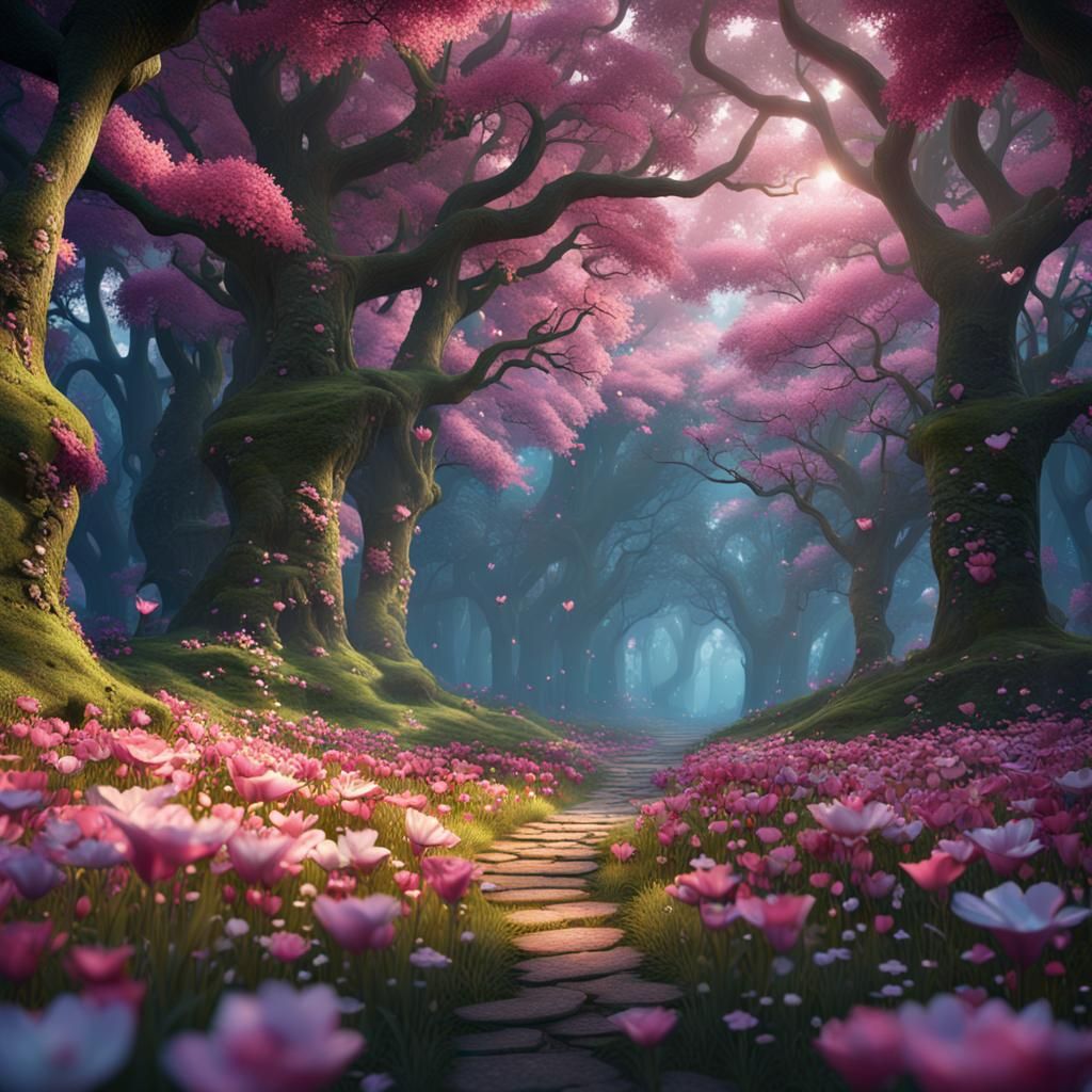 Cherry Blossom Grove