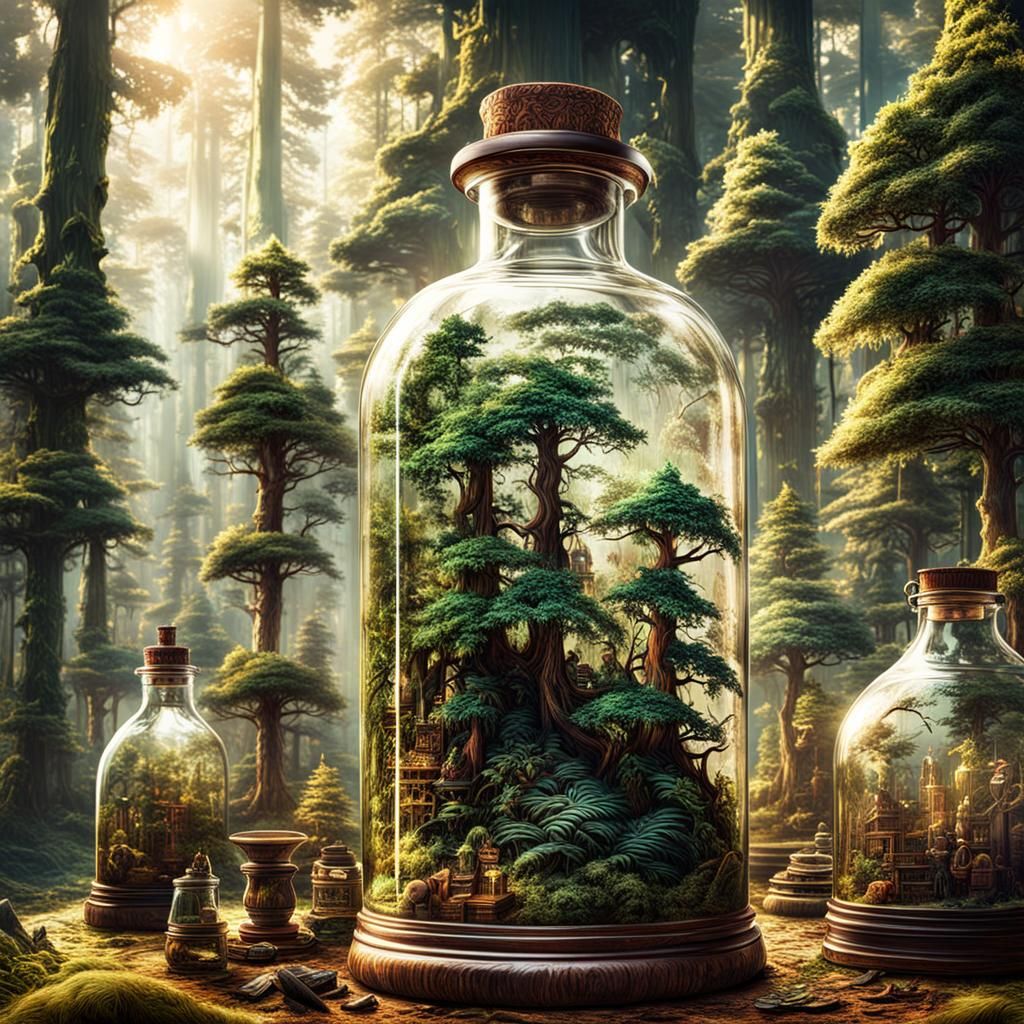 A Forrest in a bottle