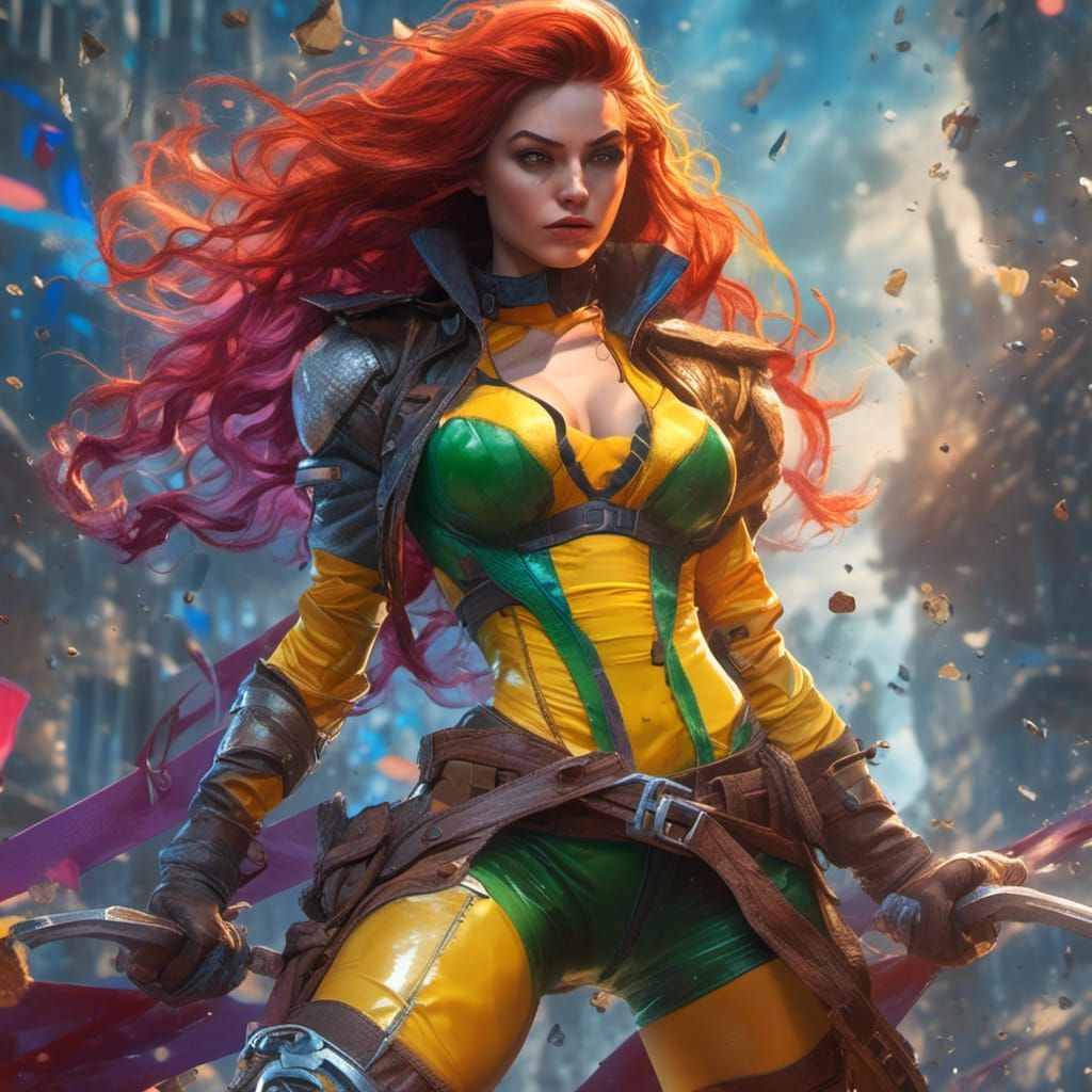 Hyperrealistic Rogue in Lingerie