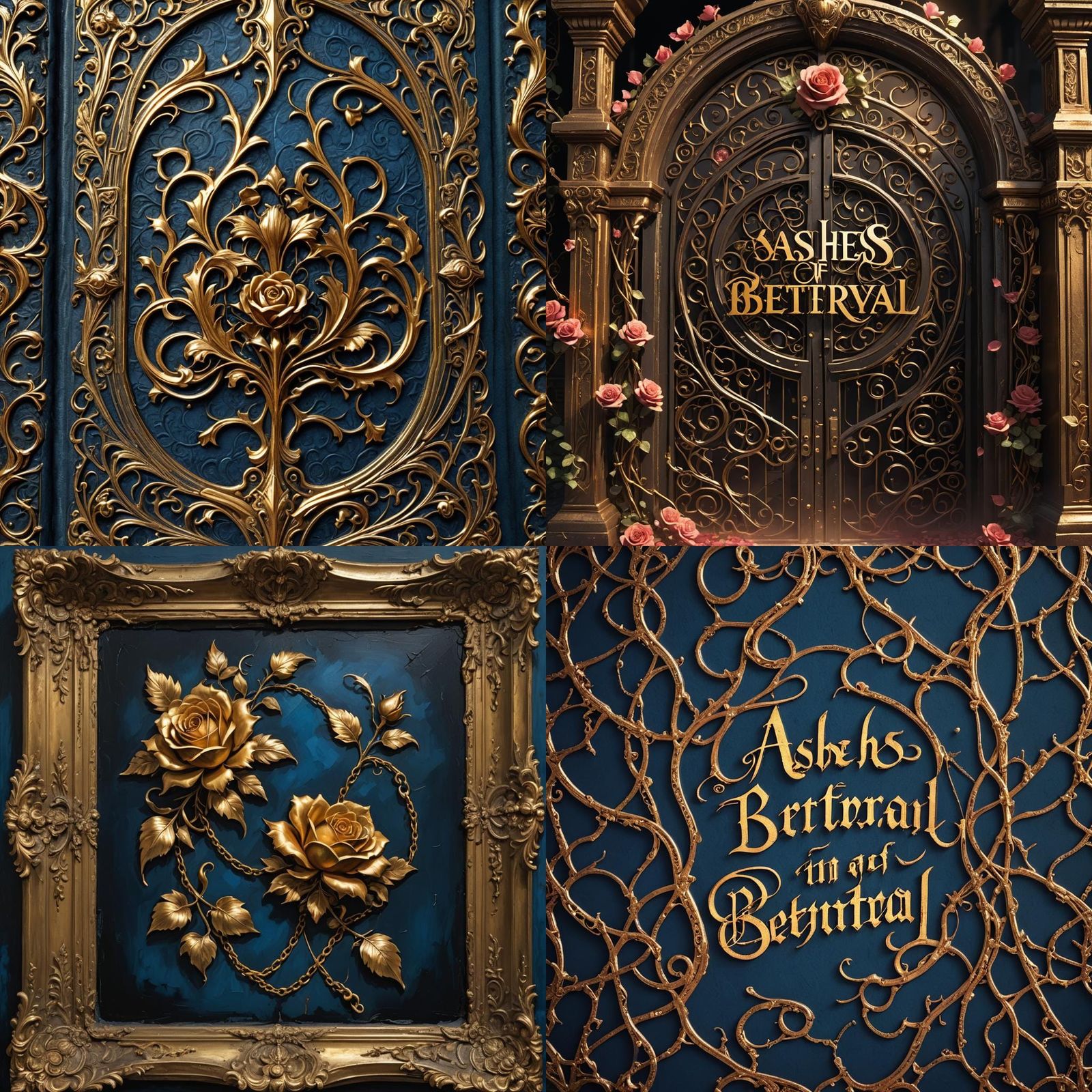 Ashes of Betrayal in Blue and Gold