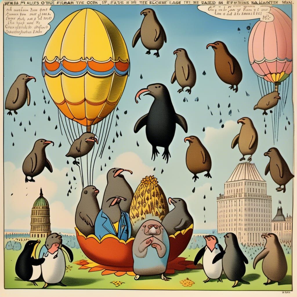 Penguins visit The Walrus