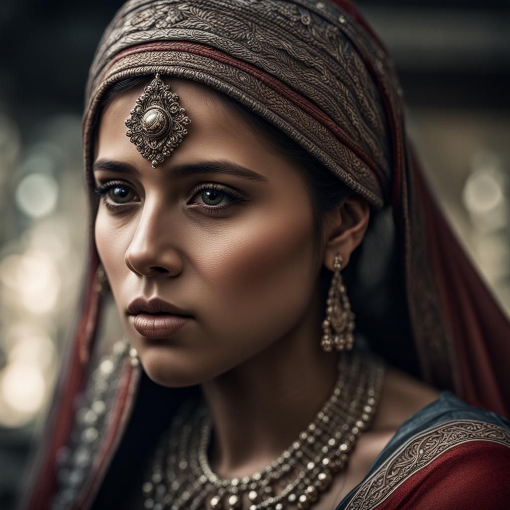 Hyperrealistic Portrait with Intricate Details