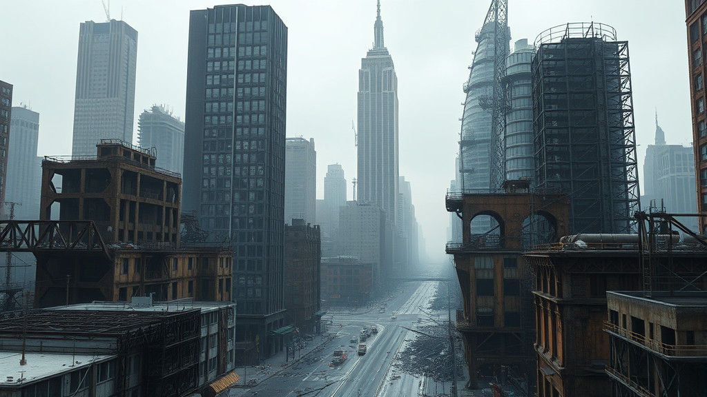 Post-Apocalyptic New York City Megatsunami Aftermath
