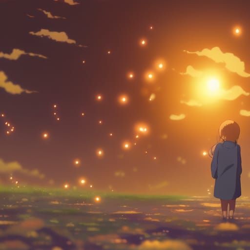 Coins Rain Down: Studio Ghibli Anime Key Visual