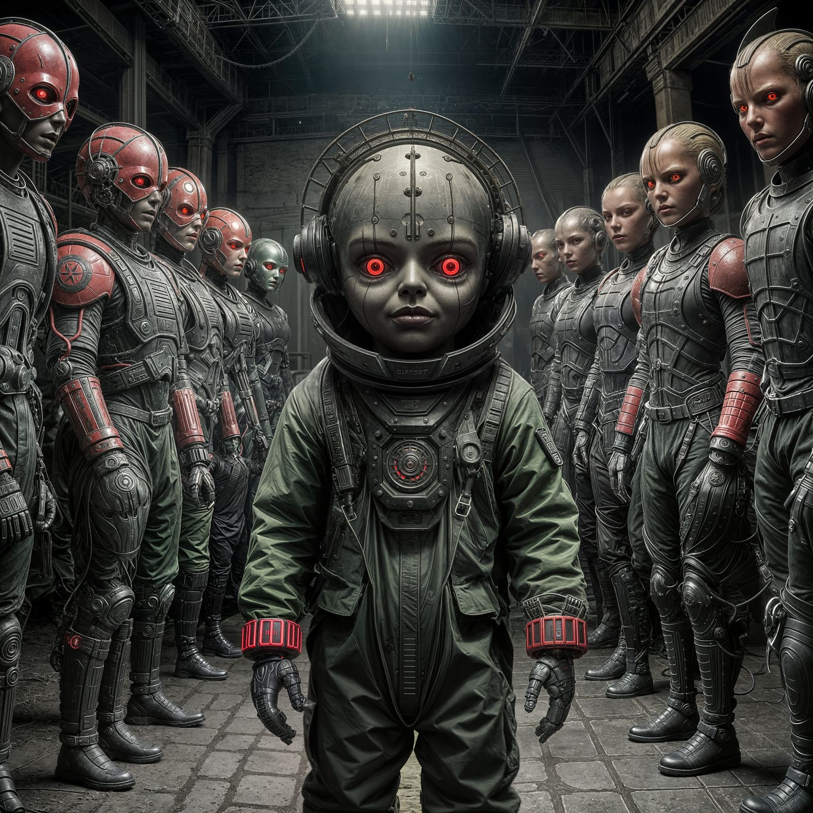 Dark Surrealism Inspired by Squid Game