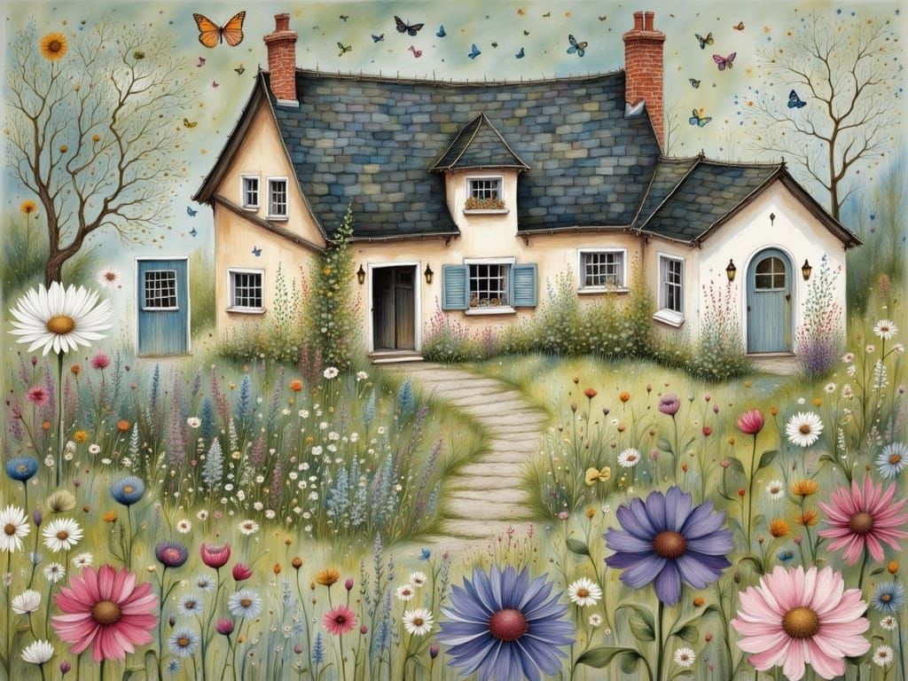 Intimate Whimsical Home Interior in Intricate Details