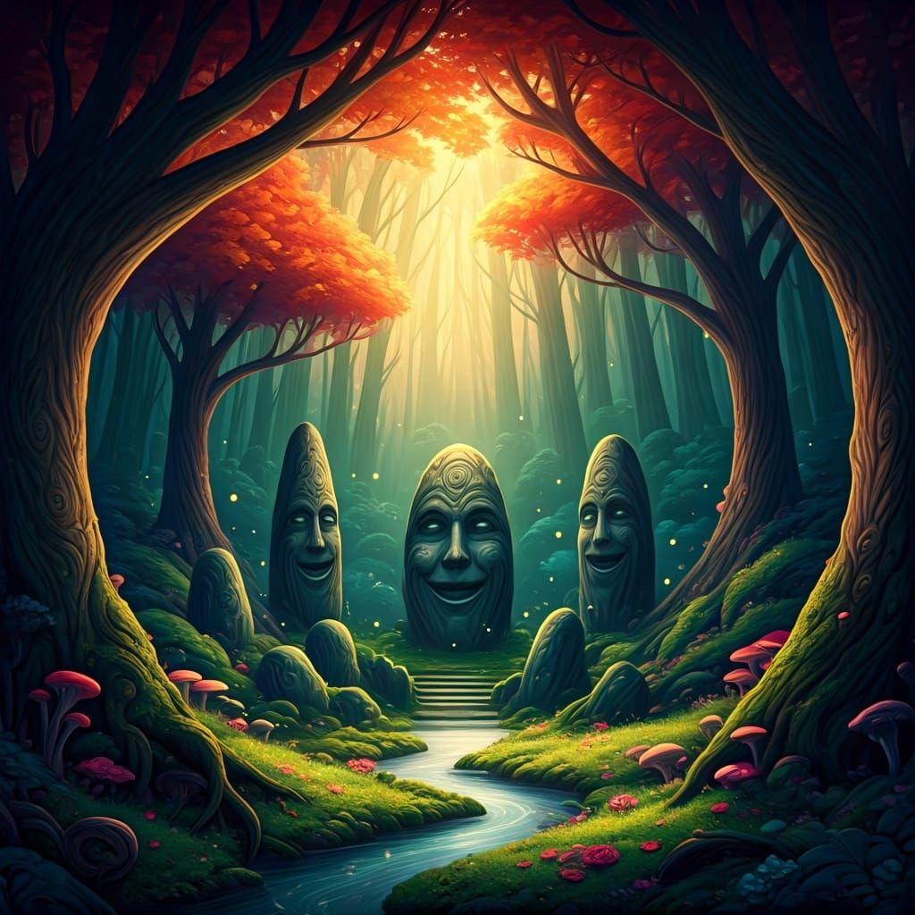 Enchanted Clearing in the Feywild