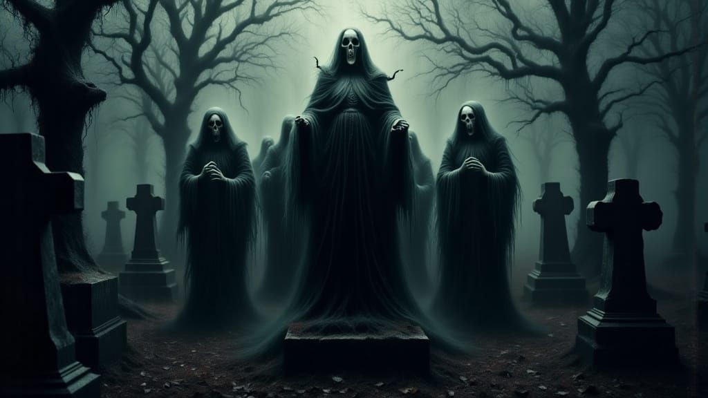 Gothic Mourning in 18th Century Cemetery