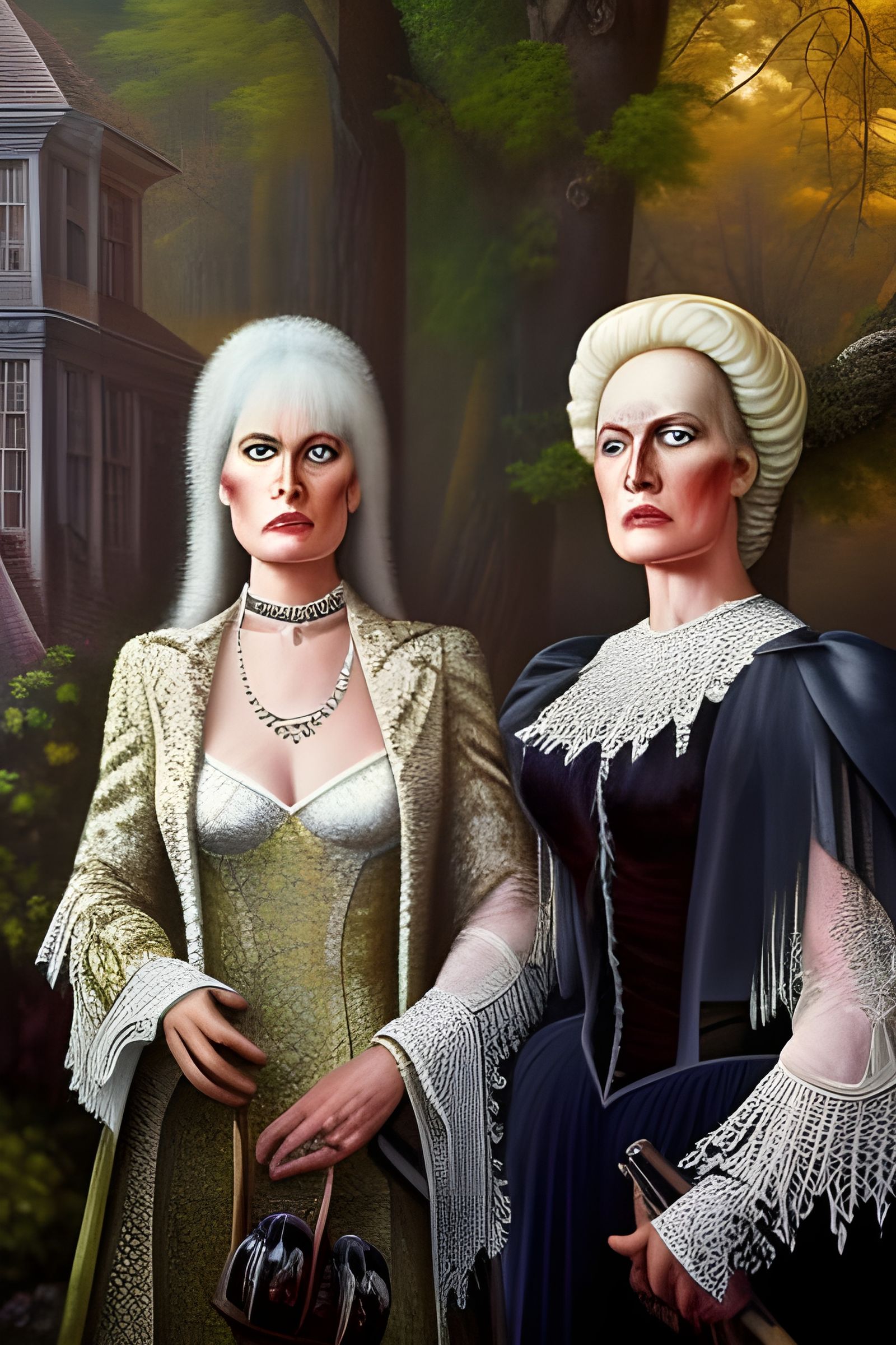 two stern mistresses