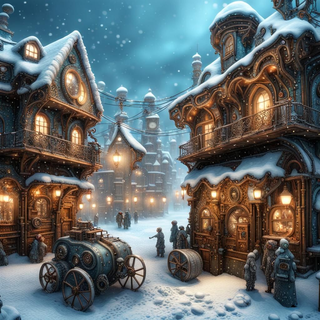 STEAMPUNK WINTER VILLAGE
