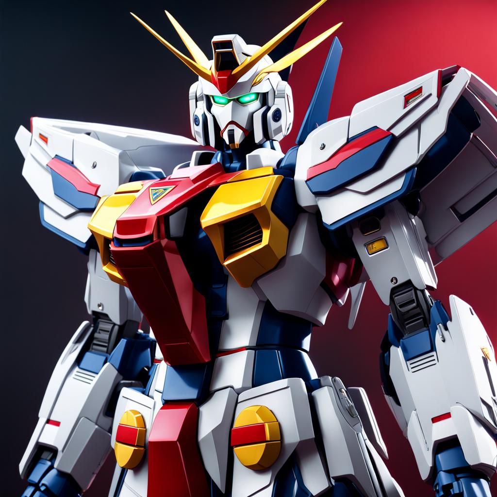 Germany Gundam: Anime Robot Wallpaper in 3D