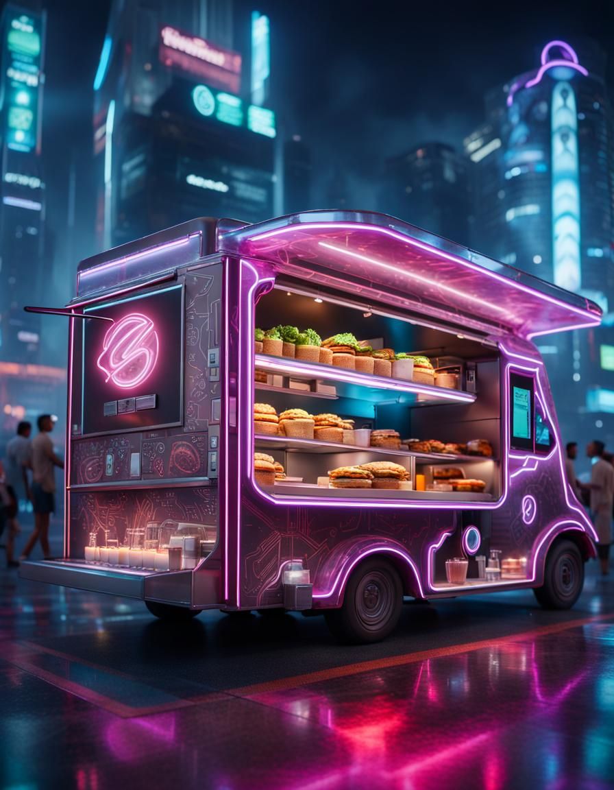 Futuristic Food Truck