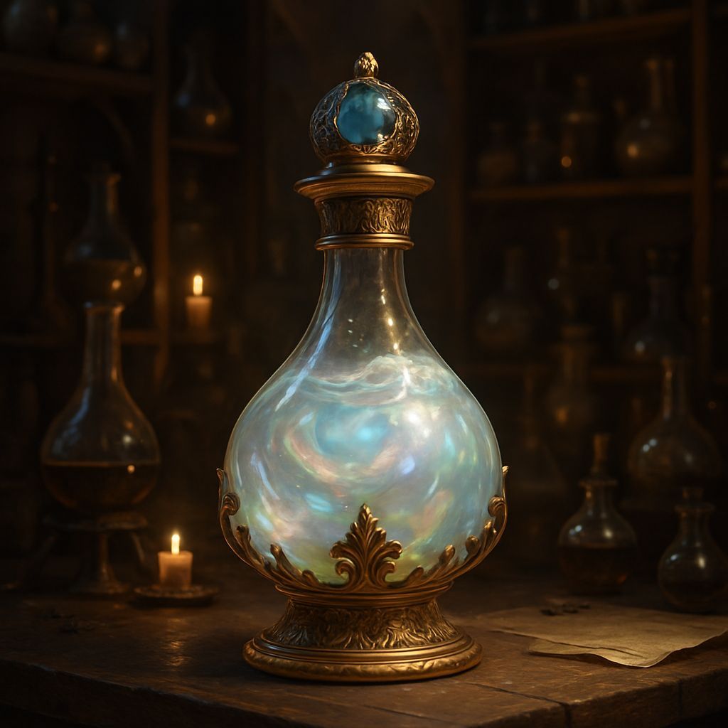 Magical Elixir of Life in Alchemist's Lab