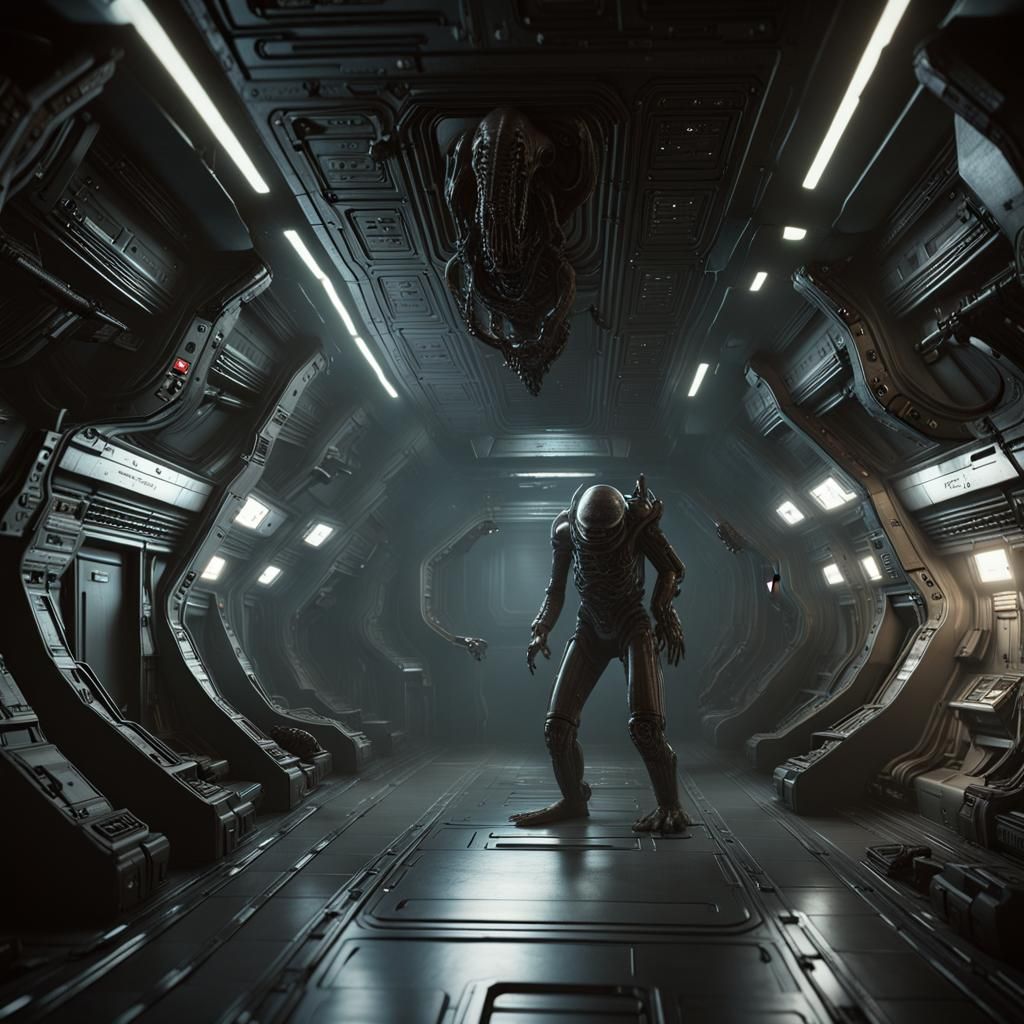 Alien Encounter on Spaceship Nostromo