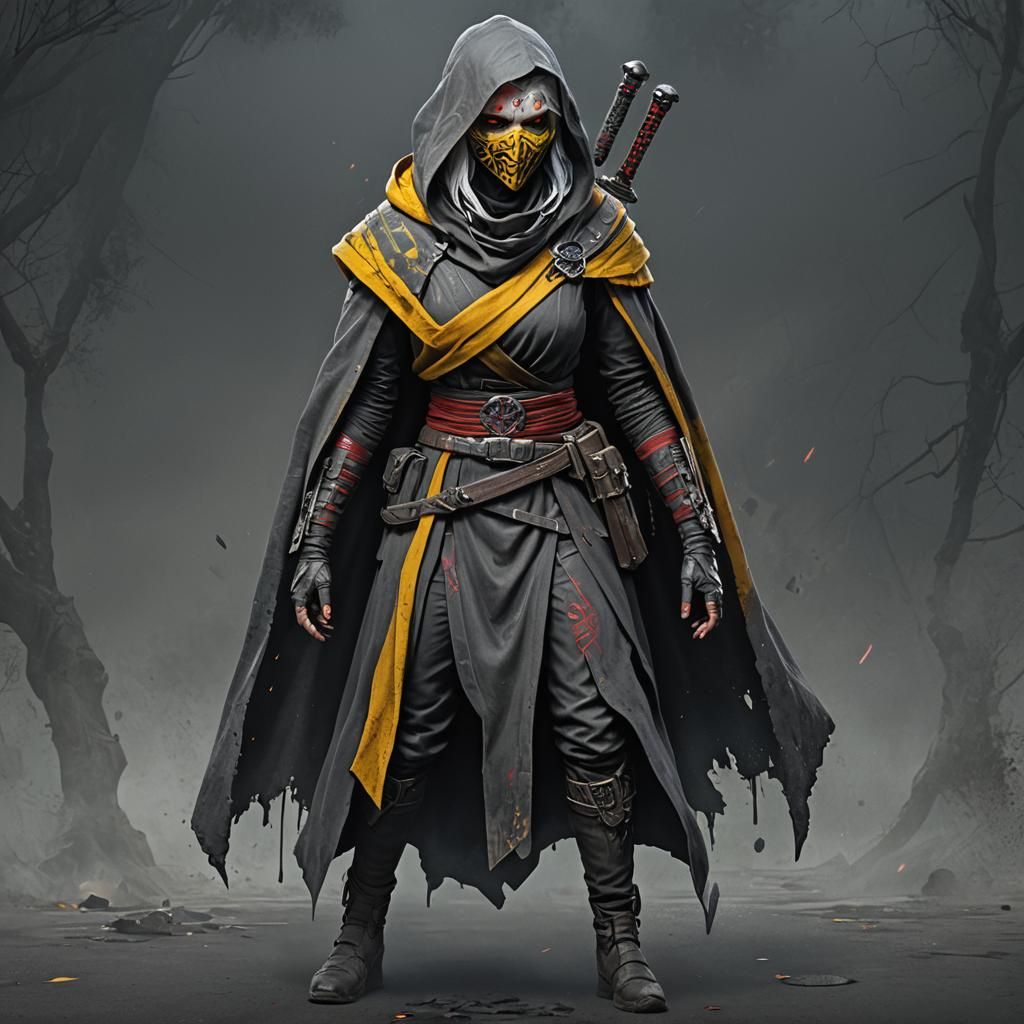 Sith Pureblood Female with Dathomir Tattoos as Matte Paintin...