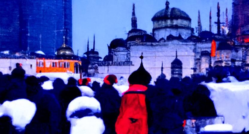 Istanbul Meets Moscow: An AI Generated Image
