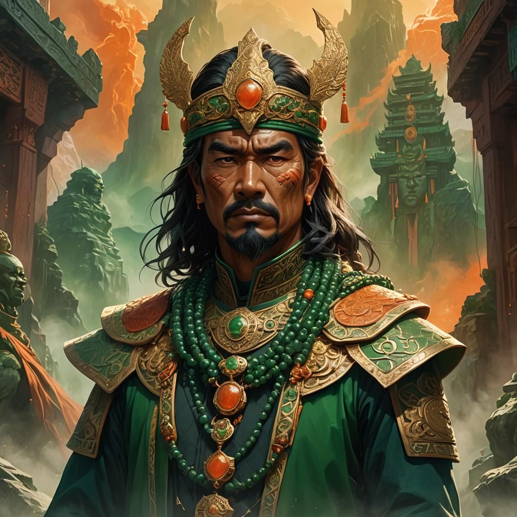 Earth Kingdom Military Commander in Fantasy Art