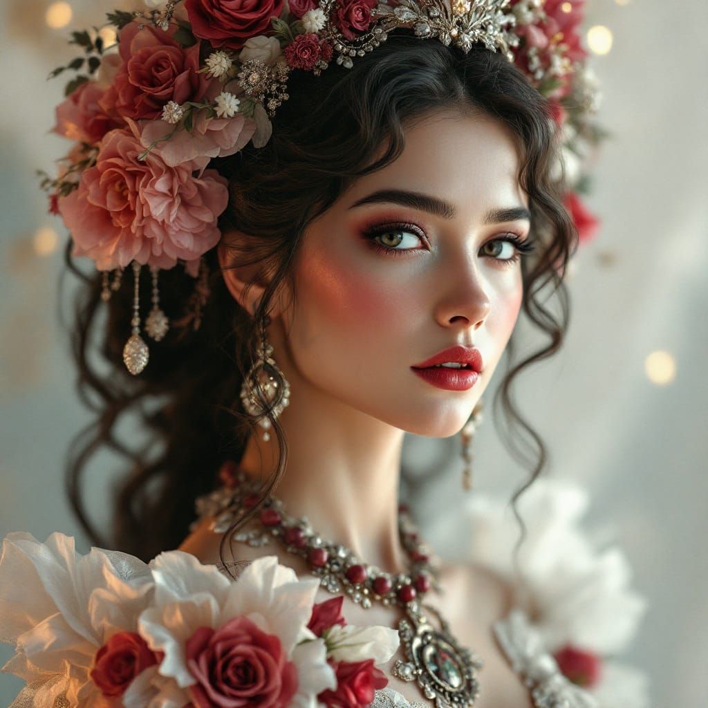 Sophisticated Victorian Aristocrat in Exquisite, High-Defini...