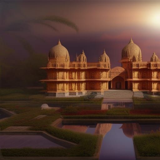 Metallic Ayodhya: Majestic Palace in Garden City