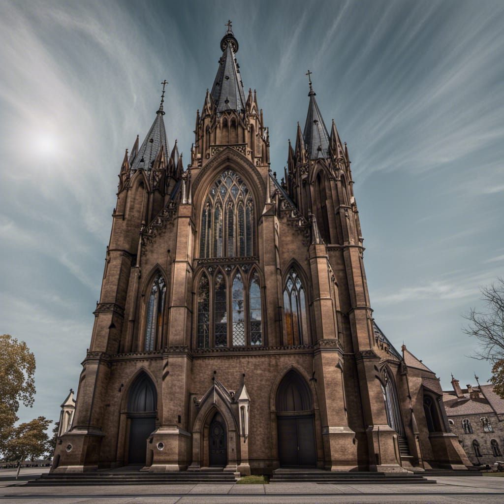 Dramatic Gothic Church Architecture