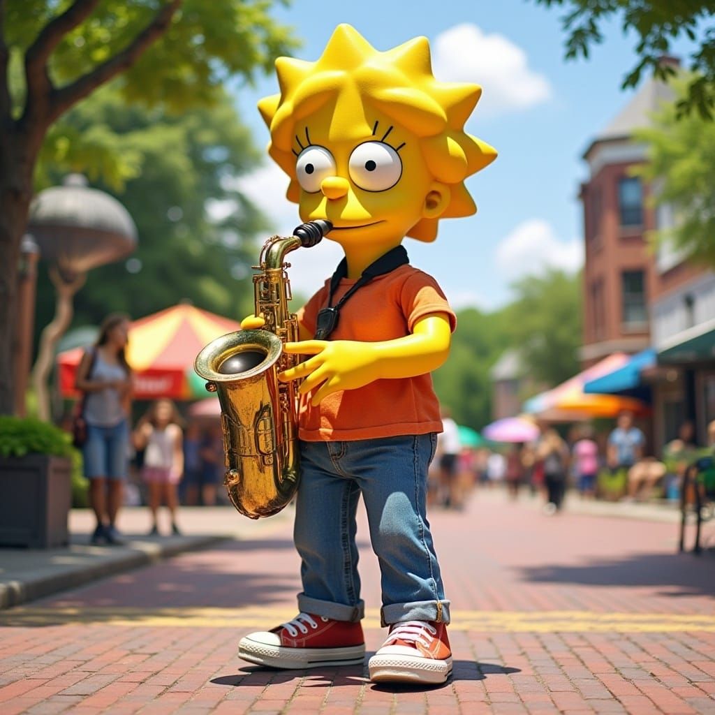 <lora:FreeRain Flux:1.0> Lisa simpson as a human