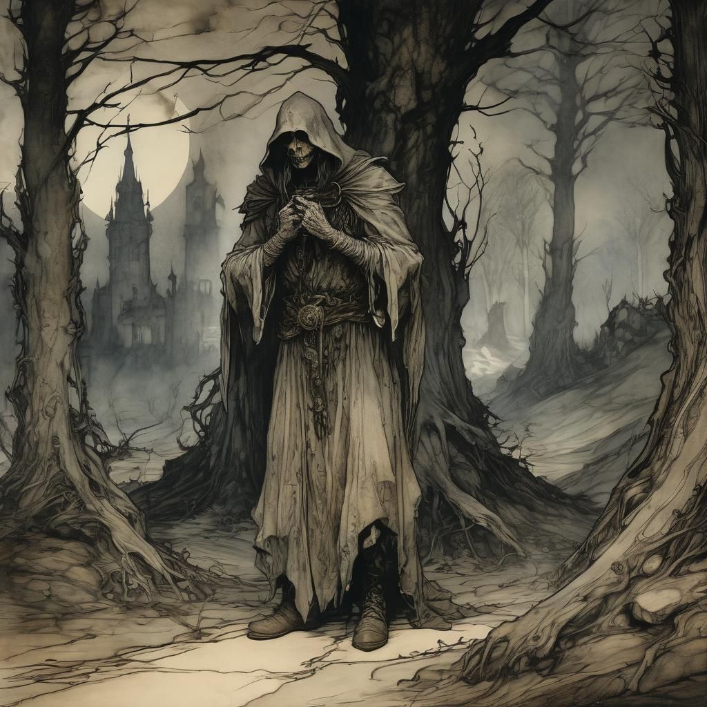 Grimdark Fairy Tale Illustration