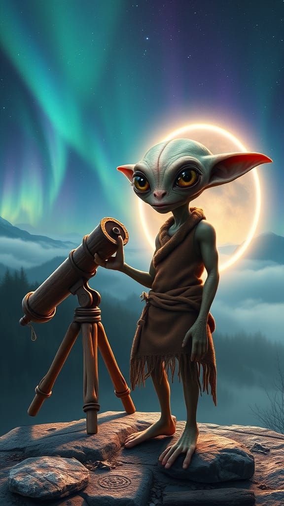 Surreal Romanian Explorer Stands at the Threshold of Discove...