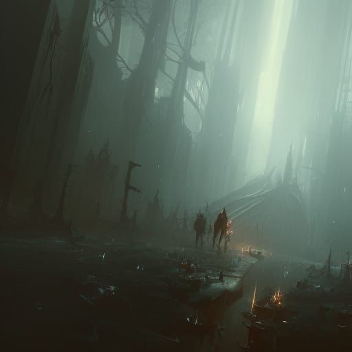 Death: A Dark Fantasy Concept Art Masterpiece