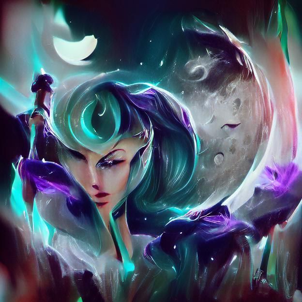 Diana Scorn of the Moon: League of Legends Art