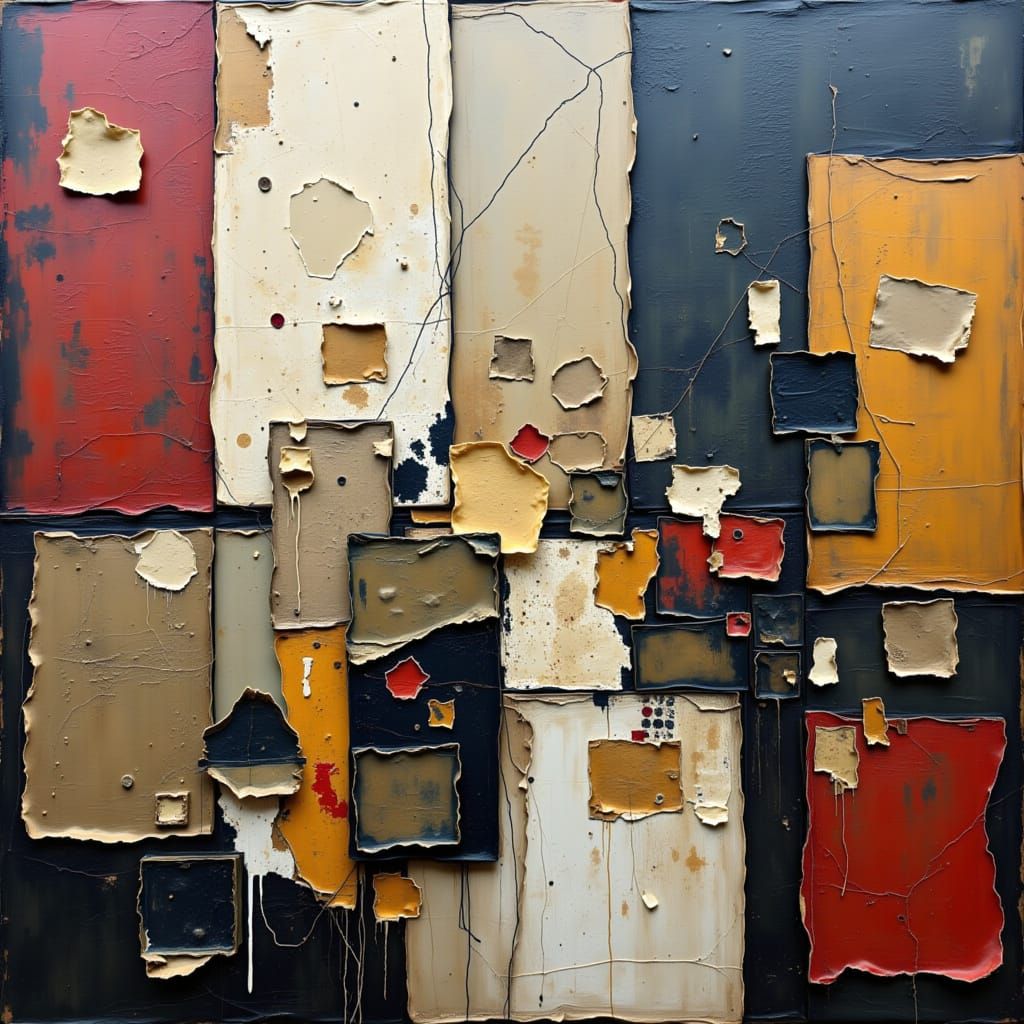 Abstract Apartment Complex Street View