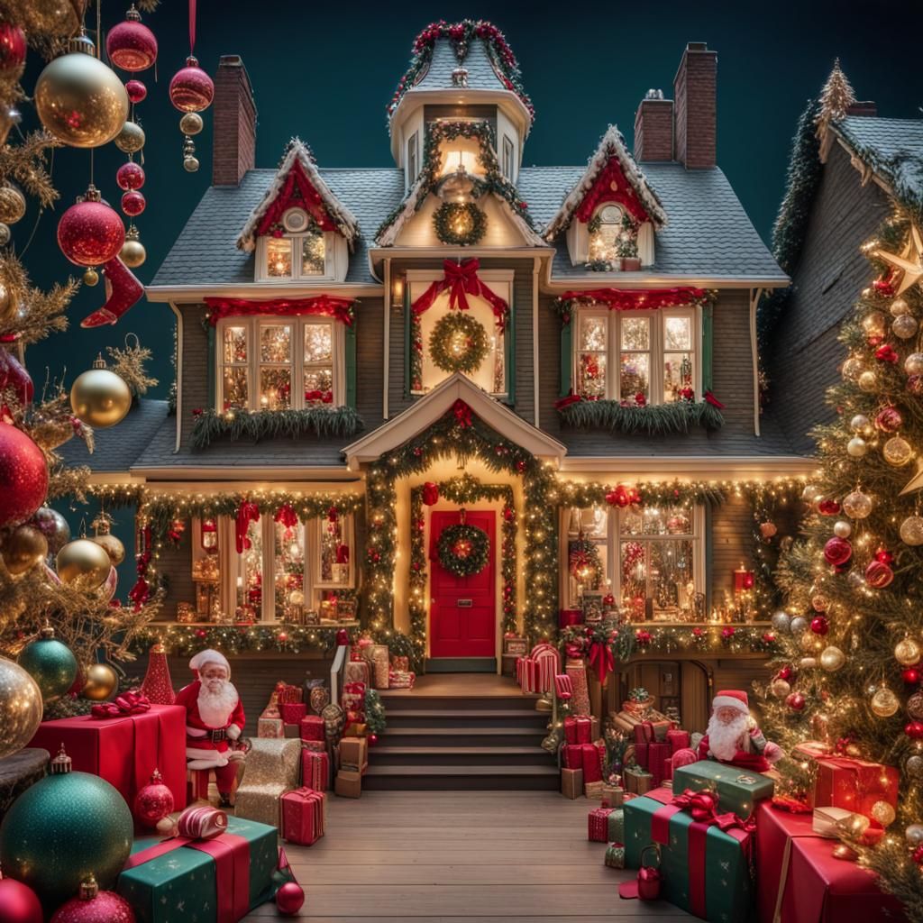A house full of Christmas