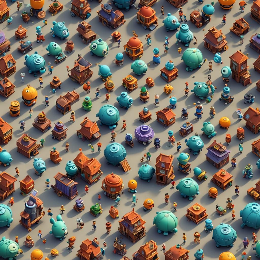 Asia: Pixar-Style 3D Digital Art