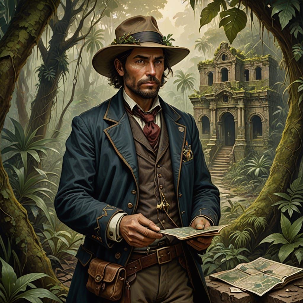 Victorian Explorer Discovers Ancient Jungle Ruins