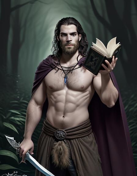 The Witcher: Armored Hero in a Magical Forest